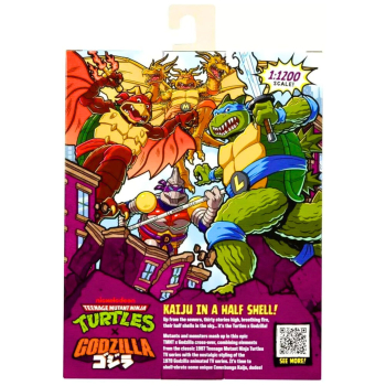 Teenage Mutant Ninja Turtles Mikey x Godzilla Action Figur